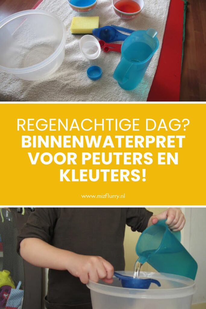 Peuter wateractiviteiten binnenshuis Pinterest afbeeldingen