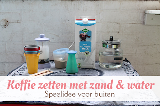 koffie zand water nodig