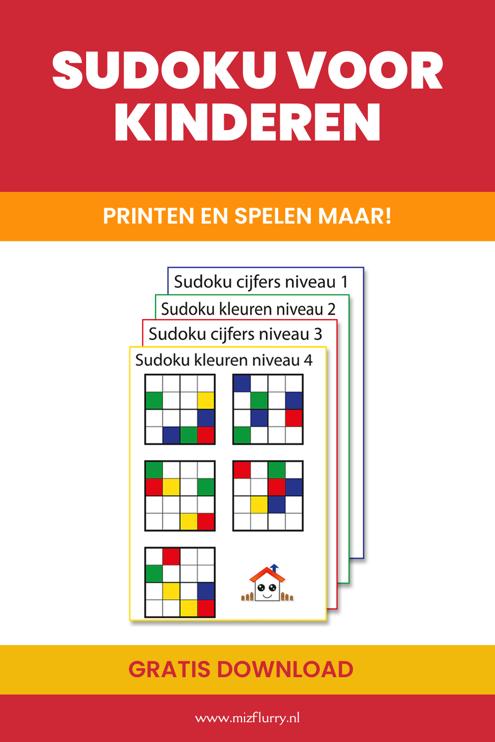 Sudoku voor kind printen