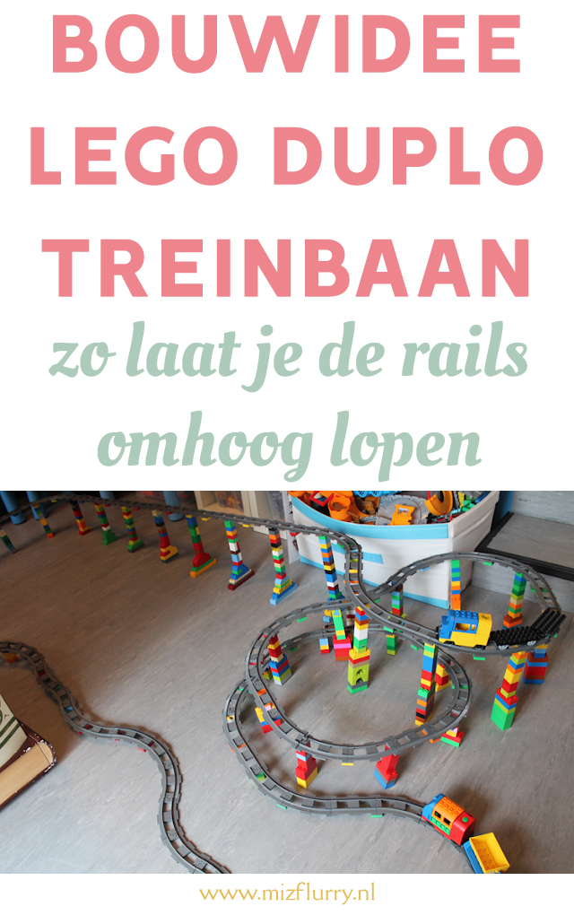 bouwidee lego duplo trein rails pinterest