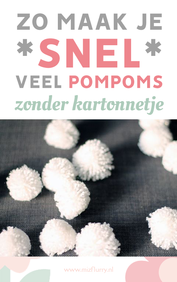 stappenplan pompon maken