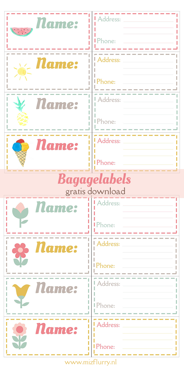 koffer labels