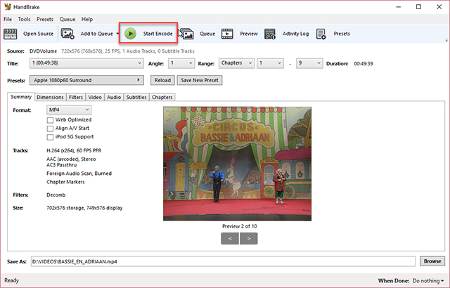 dvd converteren naar ipad
