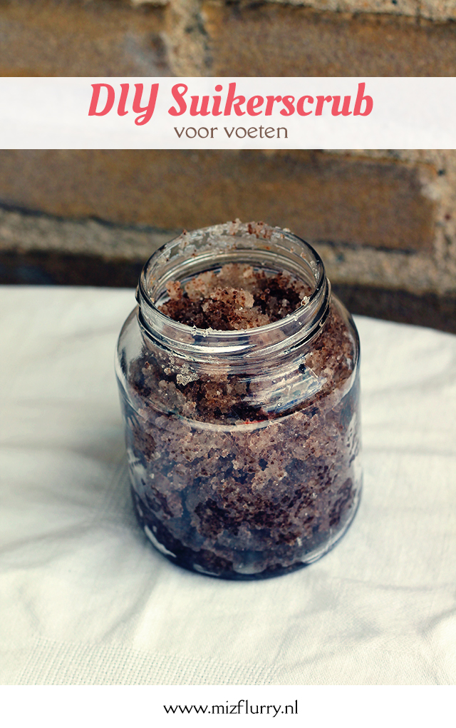 diy suikerscrub voeten