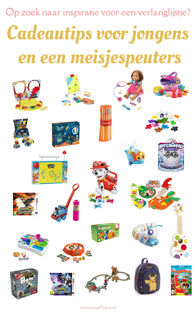 cadeautips jongens meisjes kleuter peuter