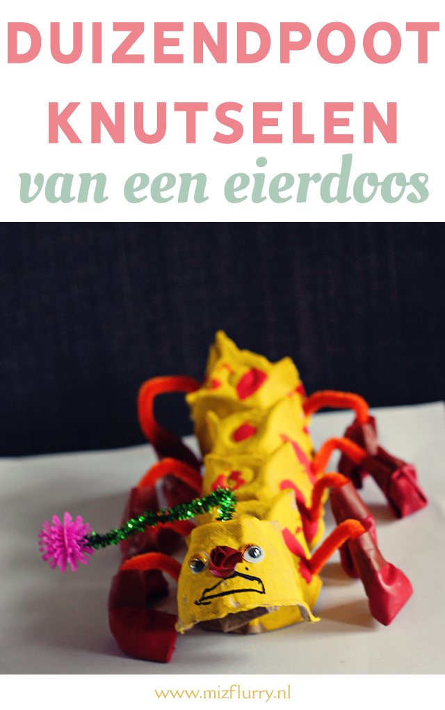 duizendpoot knutselen eierdoos pinterest