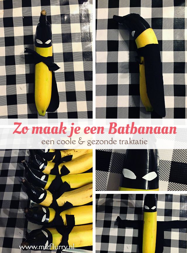 Op zoek naar een gezonde en coole Batman traktatie? Deze Batbanaan is het allebei!