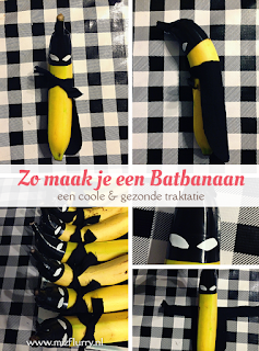 Zo maak je een Batbanaan - een coole en gezonde traktatie