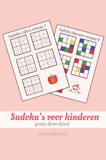 Sudoku's voor kinderen - gratis download