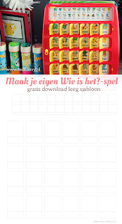 Maak je eigen Wie is het?-spel - gratis download leeg sjabloon