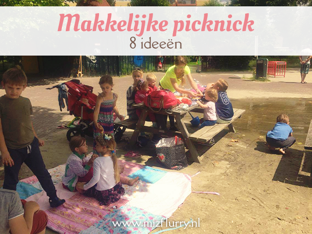 Acht suggesties om mee te nemen voor een makkelijke picknick met kinderen. Onderdeel van de Mamachallenge 2016.