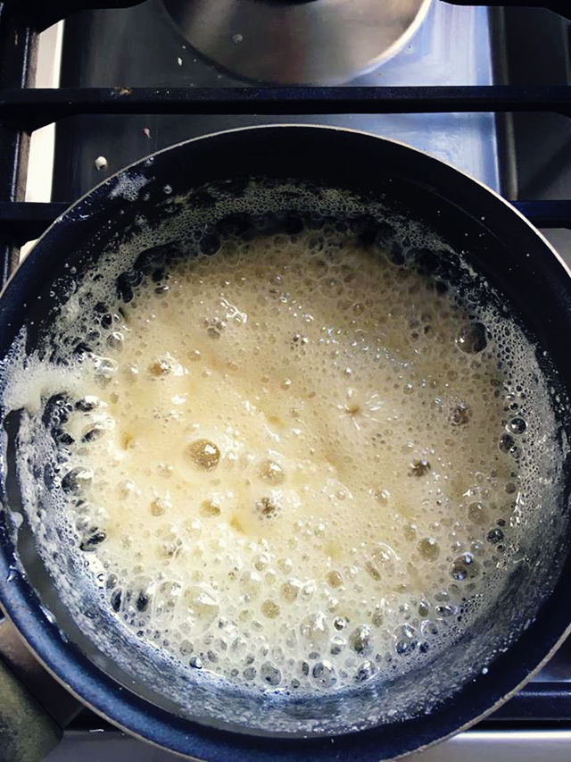 popcorn recept borrelend suikermengsel lichtbruin