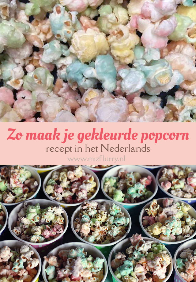 gekleurde popcorn pinterest