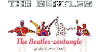 The Beatles Zentangle