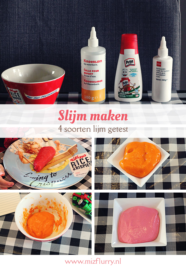 slijm maken pinterest