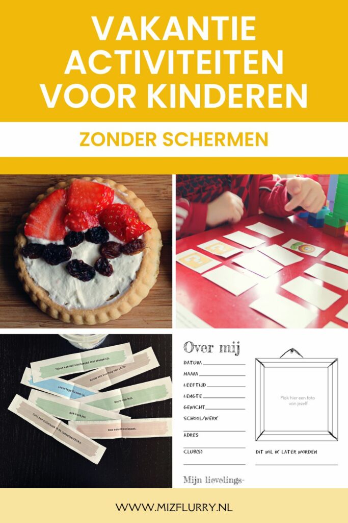 vakantie activiteiten kinderen