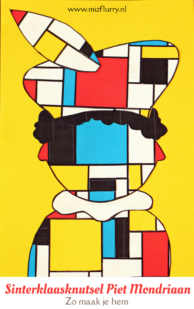 Piet Mondriaan knutselen