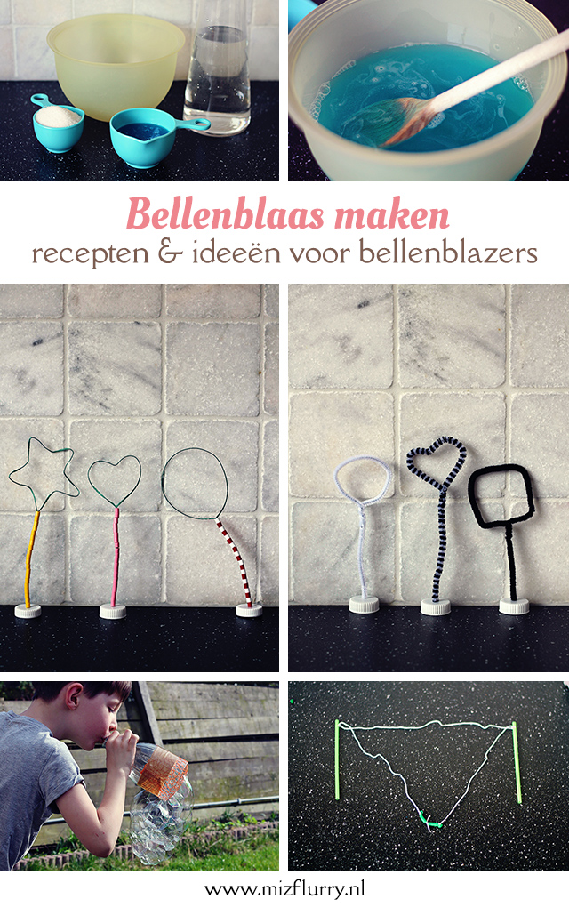 bellenblaas maken recepten bellenblazers pinterest