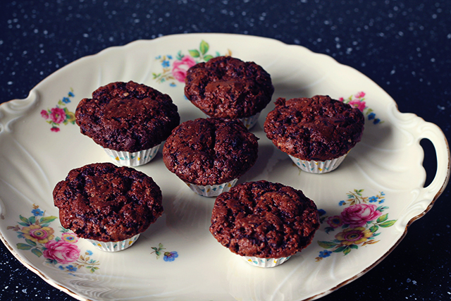 mini cupcakes chocola