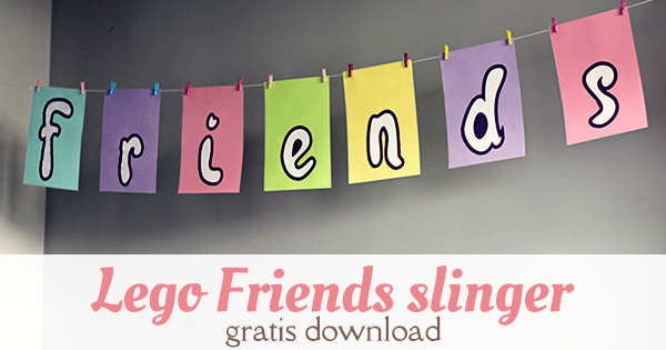 lego friends slinger knutselen gratis download