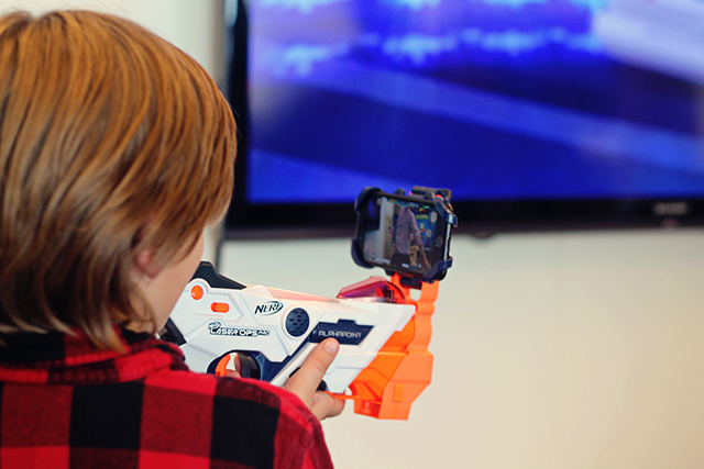 nerf laser ops app telefoon