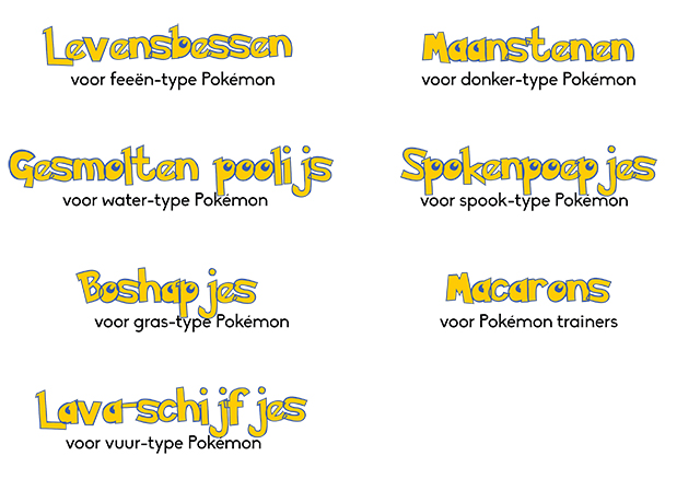 pokemon feesttafel hapjes grapjes printable