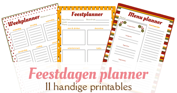 gratis feestdagen planner