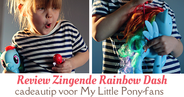 review zingende rainbow dash fb