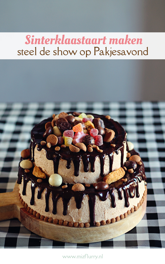 sinterklaastaart maken dripcake how to pinterest