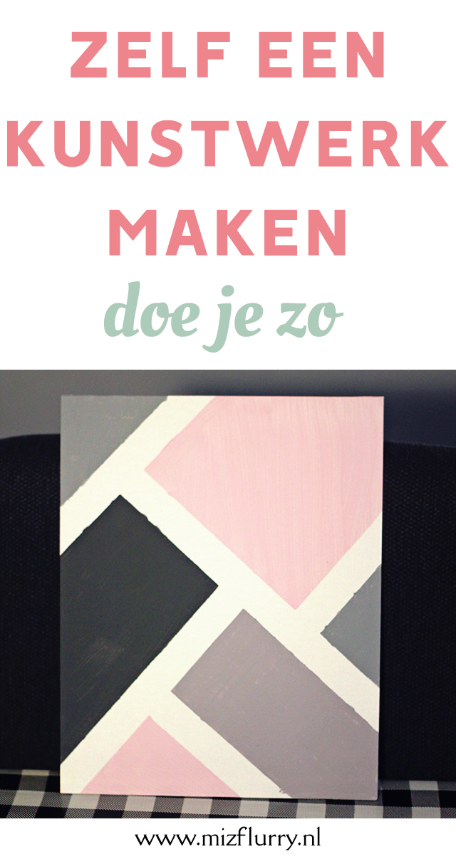 zelf kunstwerk maken pinterest