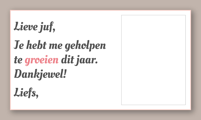 printable juf groeien