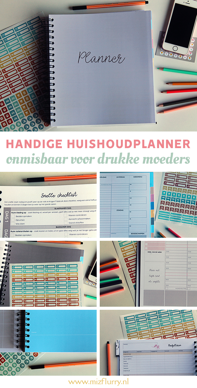 handige huishoudplanner pinterest