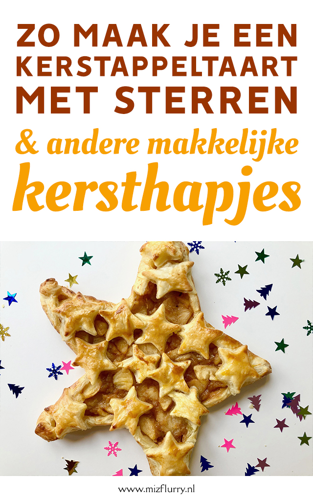 kerstappeltaart ster pinterest