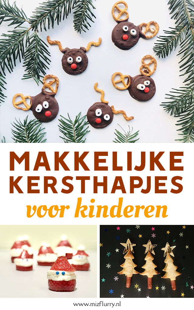 makkelijke kersthapjes pinterest