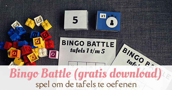 tafels oefenen bingo battle