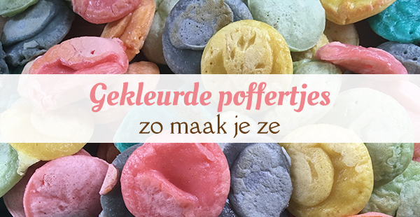 gekleurde poffertjes zo maak je ze