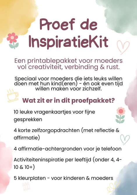 Gratis printable MiniKit voor moeders – download het voorproefje van de InspiratieKit
