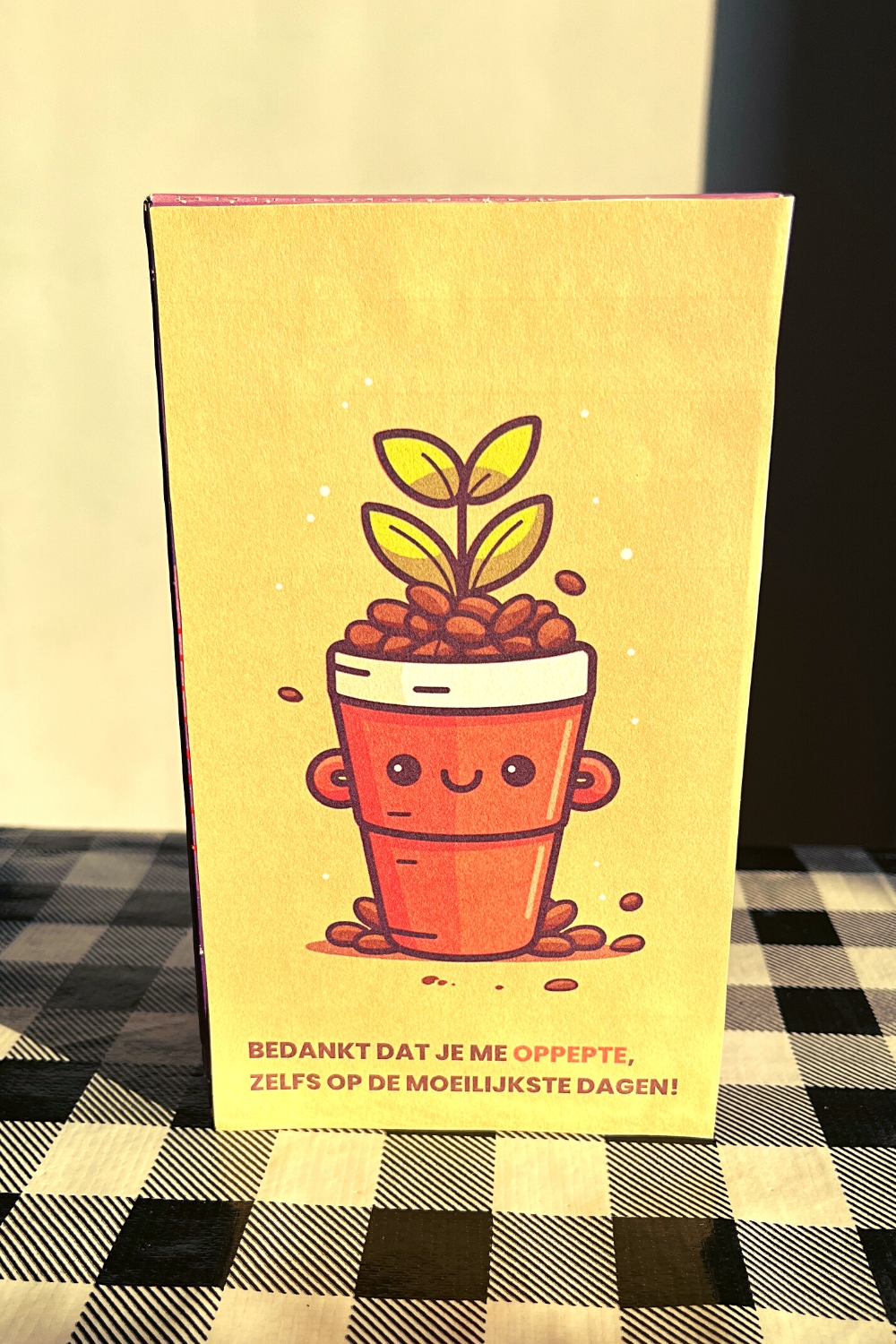 einde schooljaar cadeau koffie