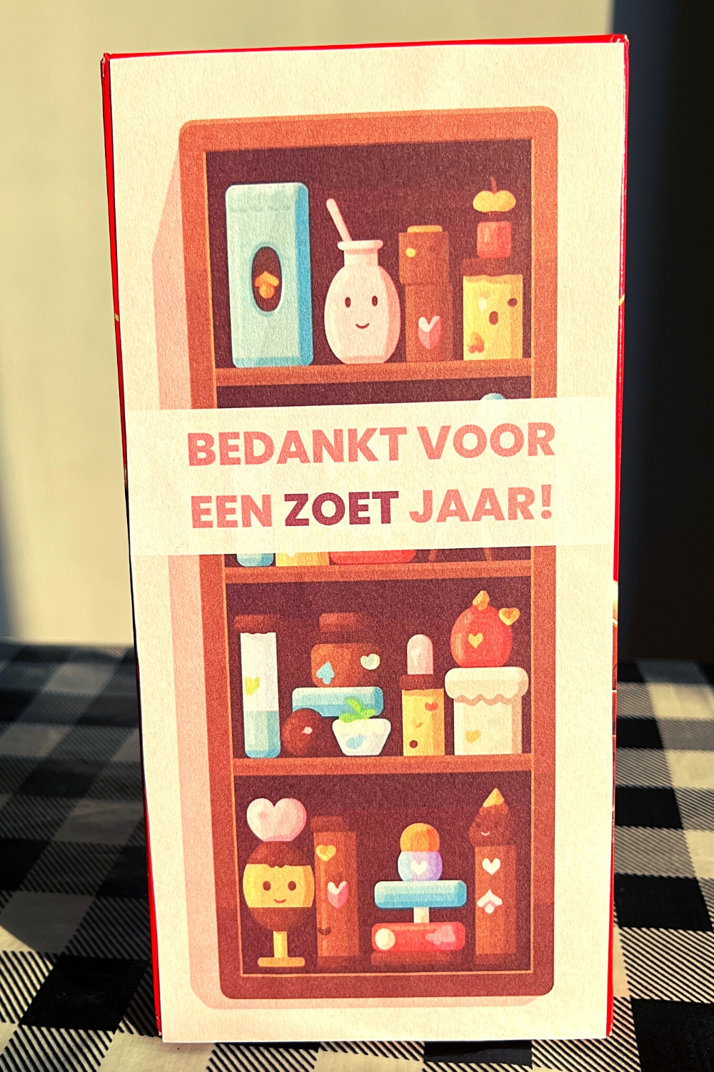 einde schooljaar cadeau reep chocola