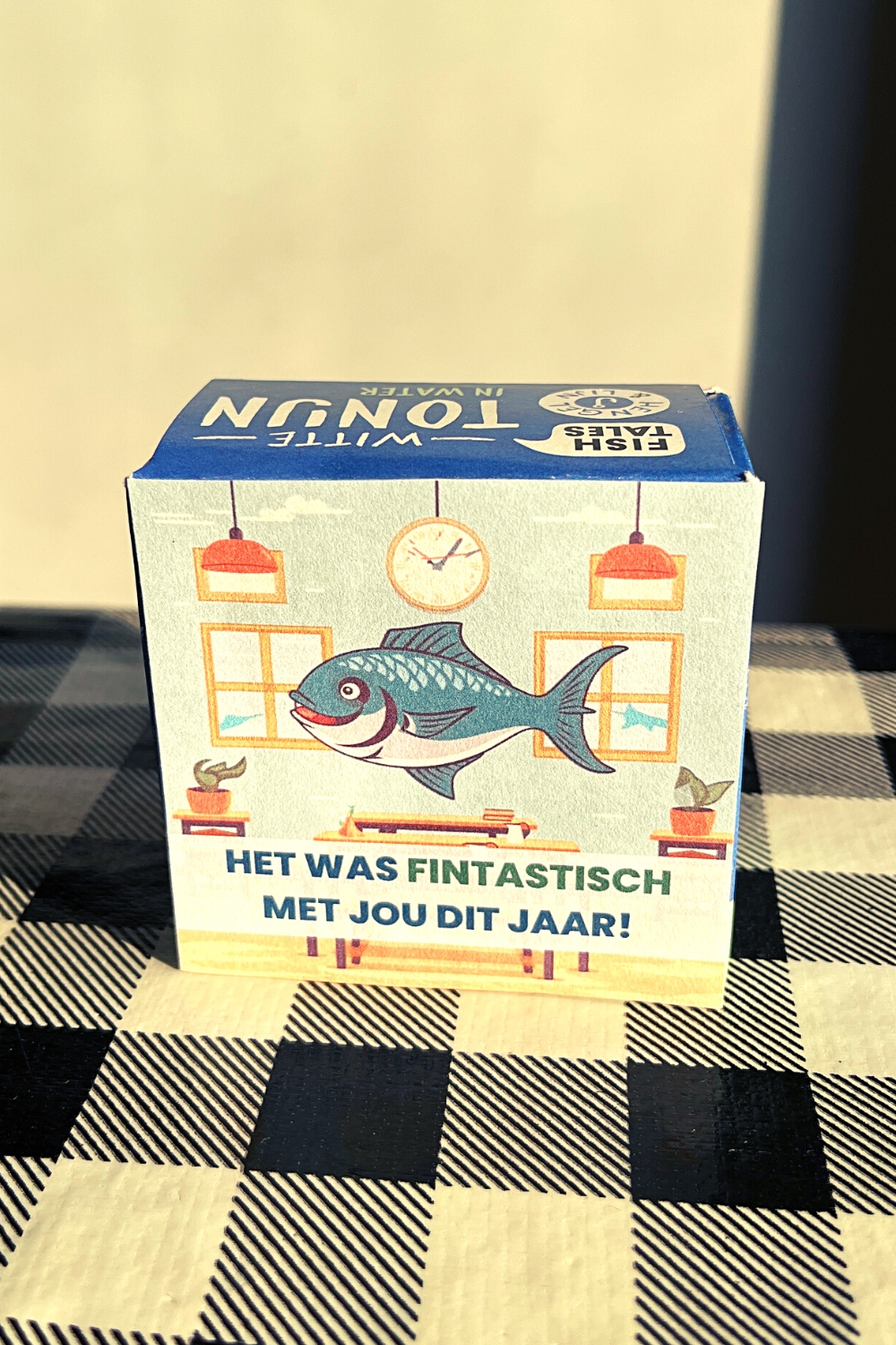 einde schooljaar cadeau tonijn