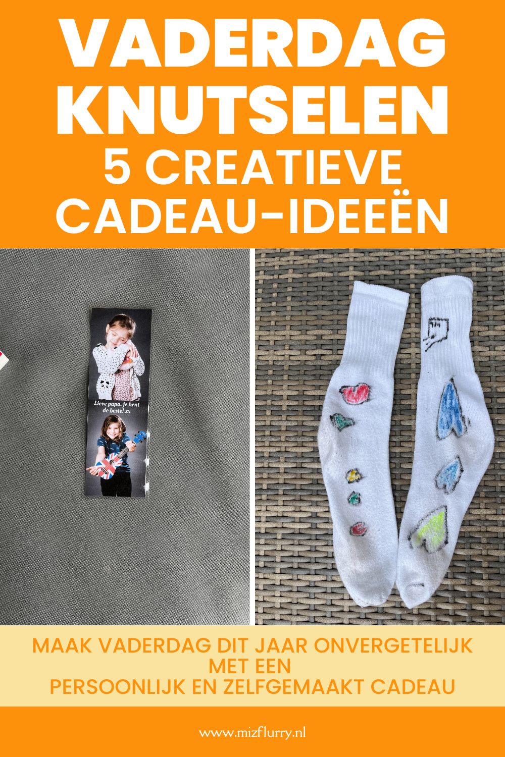 Vaderdag knutselen cadeau ideeën Pinterest-afbeelding