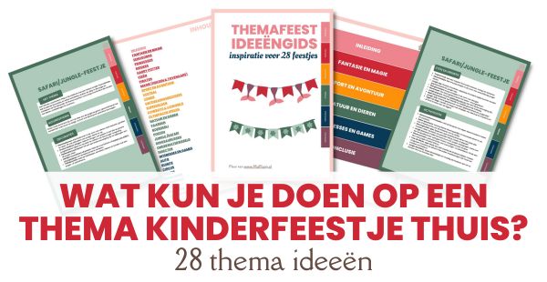 Thema kinderfeestje ideeën Facebook afbeelding