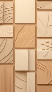 gedroogde bloemen beige iphone achtergrond