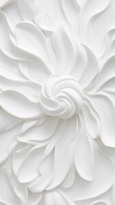 stenen bloem witte iphone achtergrond