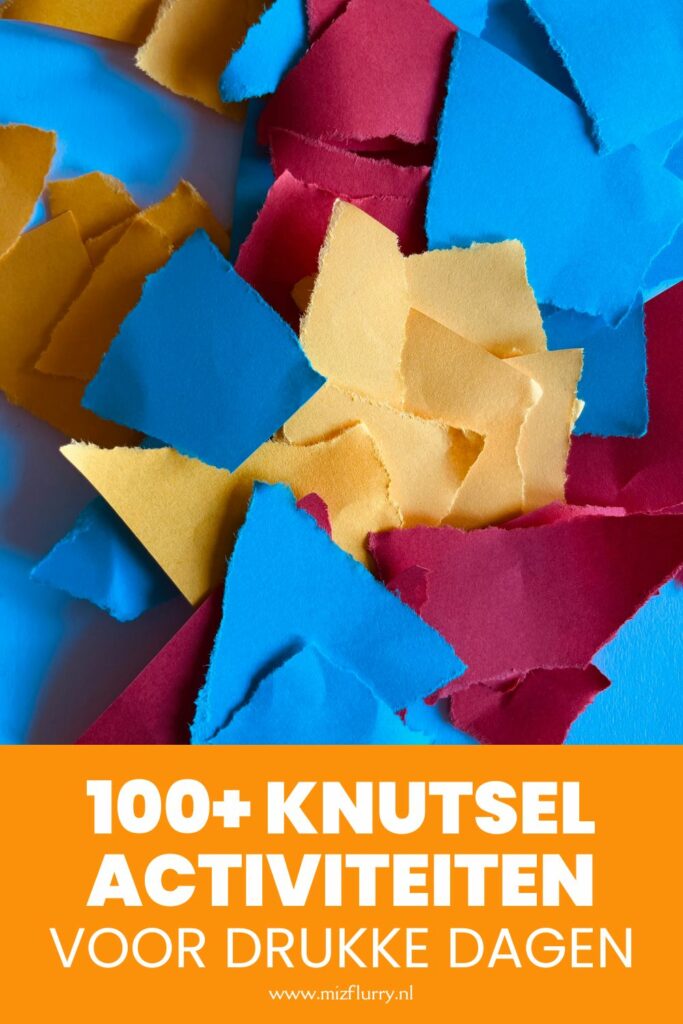 100+ knutselactiviteiten voor drukke dagen pinterest afbeelding