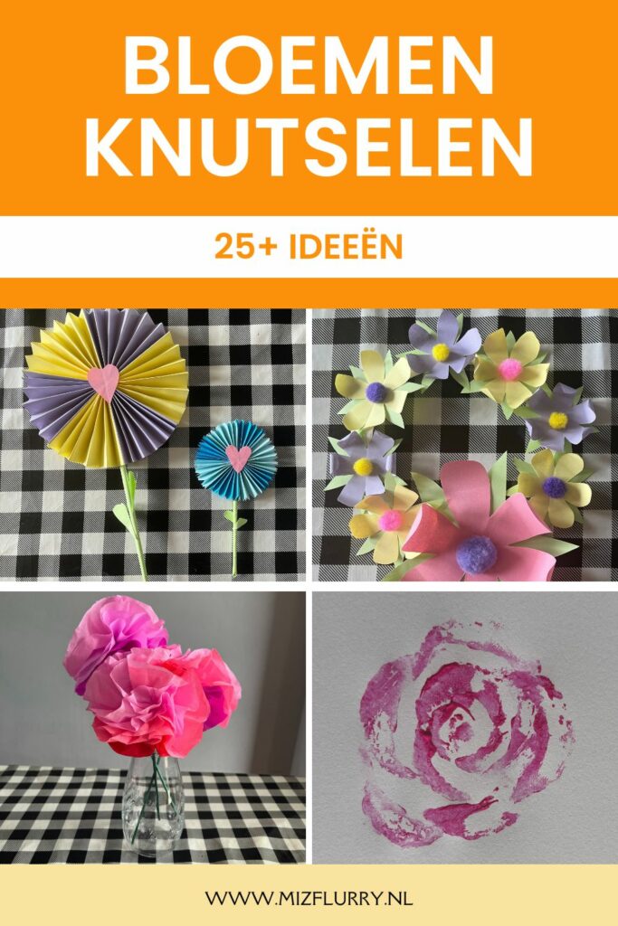 bloemen knutselen pinterest