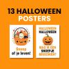 Halloween posters inhoudsblok