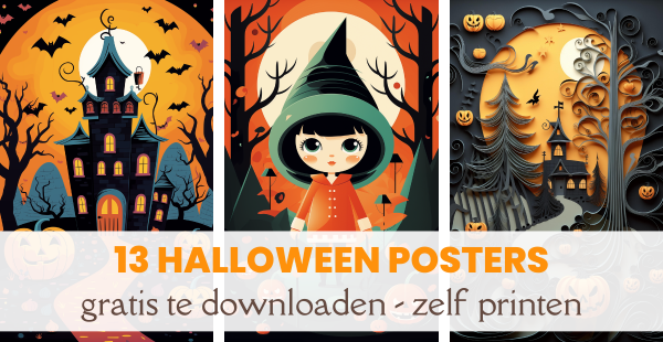 printbare Halloween decoraties 