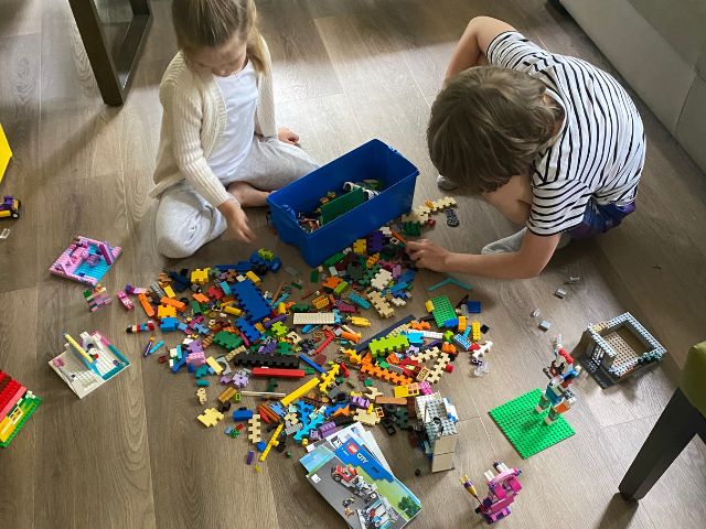 stuk vloer lego kinderfeestje thui