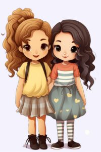 cartoon meisjes bff 2